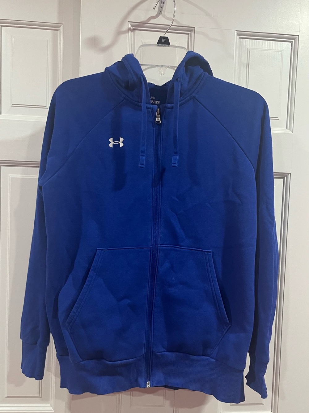 Under Armour Blue Full-Zip Hooded Jacket